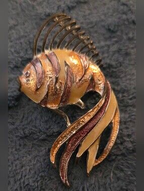 Vintage Fish Brooch